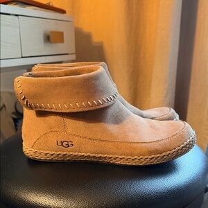 UGG Tan Ankle Boots